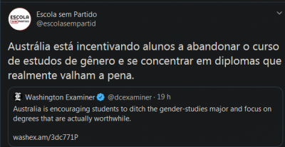 ESPartido - Austrália estimula abandonar Estudos de Gênero.png