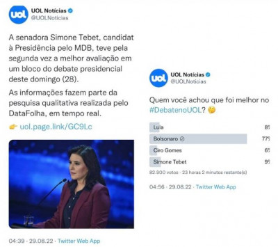 Debate Band - Enquetes da Extrema-Imprensa confirmam - Bolsonaro ganhou 5.jpg